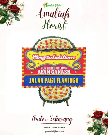 Sewa Papan Bunga Boreng